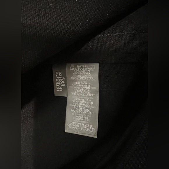 Karl Lagerfeld Paris Women's Plaid PU Legging - Picture 7 of 7